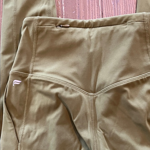 Fabletics Olive Green High-Waisted Leggings - Picture 4 of 8